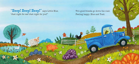 Little Blue Truck Feeling Happy:  A Touch-and-Feel