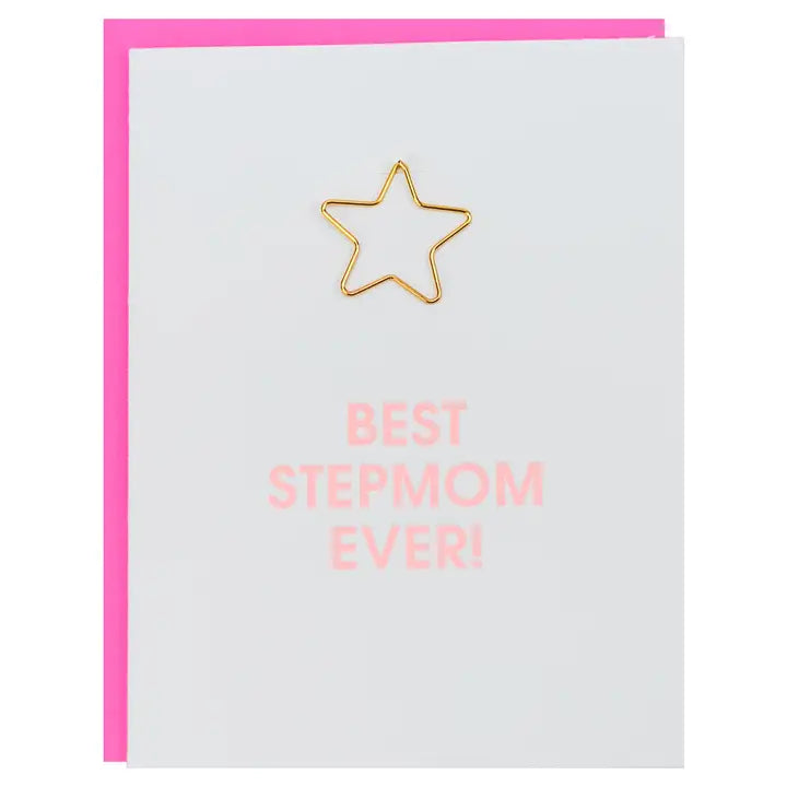 Best Stepmom Ever - Paper Clip Card