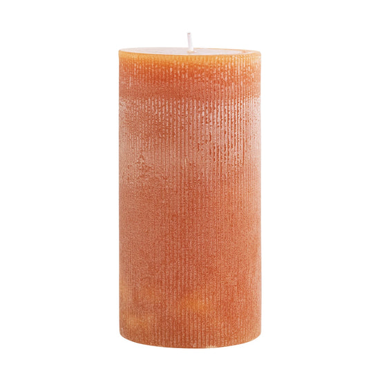 Acorn Pleated Pillar Candle Tall