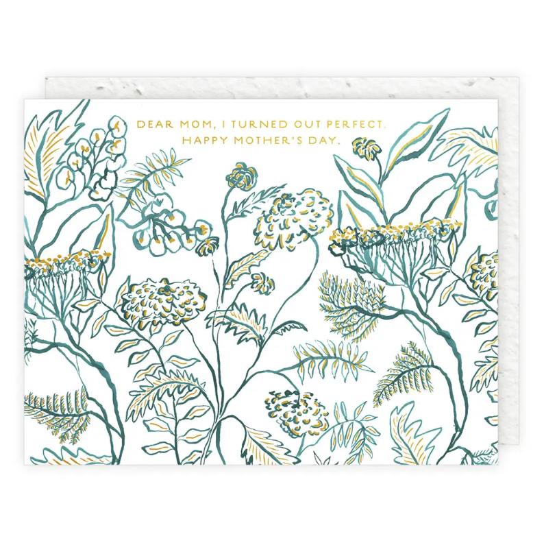 Whimsical Floral Mother's Day Card