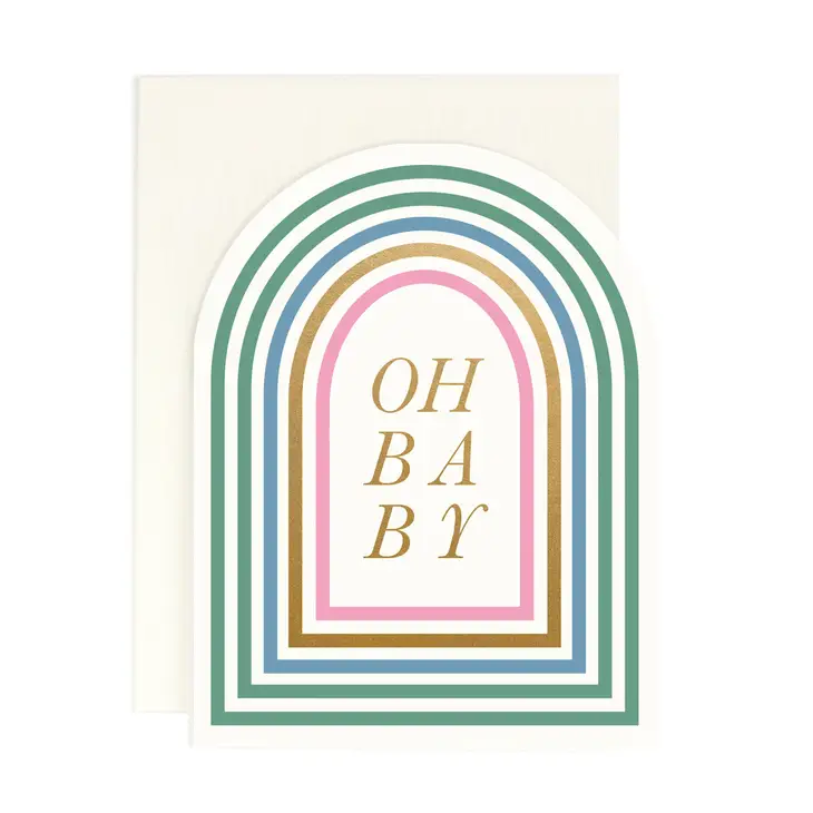 Arched Oh Baby Card