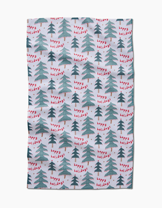 Berry Happy Holidays Tea Towel