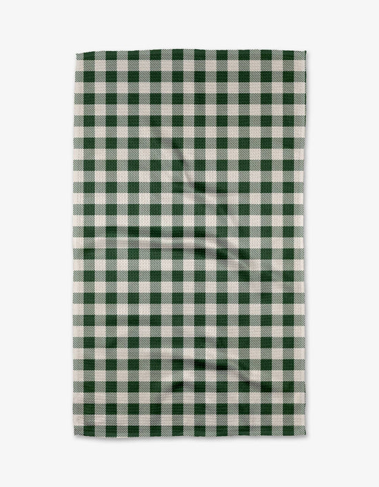 Christmas Gingham Tea Towel