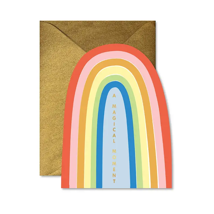 Rainbow Magical Moment Card