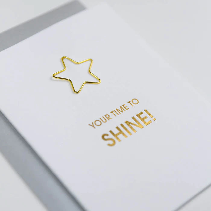 Your Time to Shine Paperclip Card