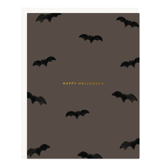 Halloween Bat Card