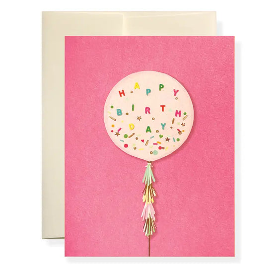 Pink Balloon Card