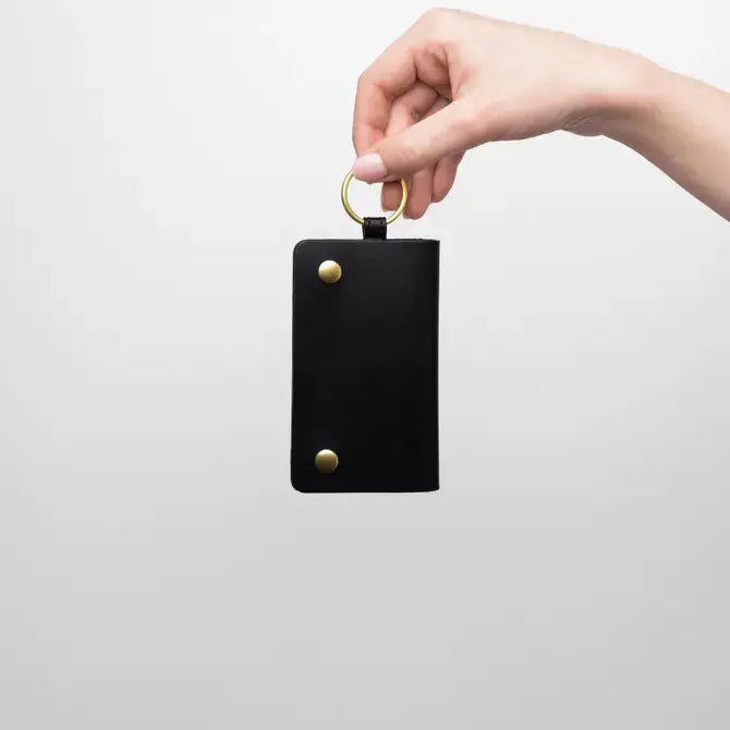 The Snaps Keychain Wallet - Black