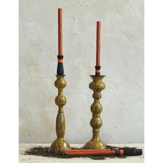 Witch Broom Shaped Taper Candles