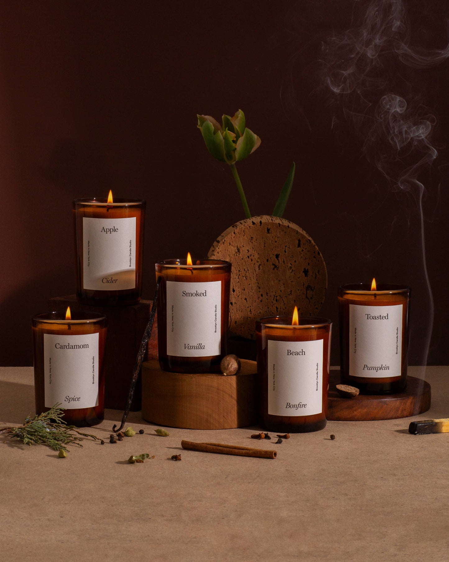 Smoked Vanilla Fall Candle