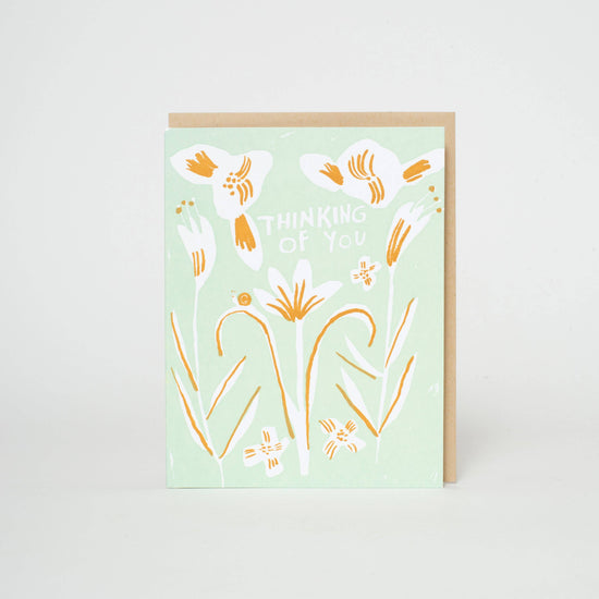 Thinking of You Lilies Card