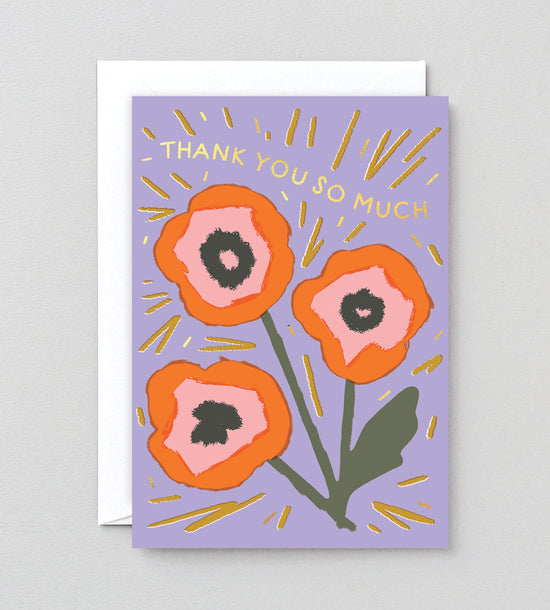 Thank You Flower Study Card