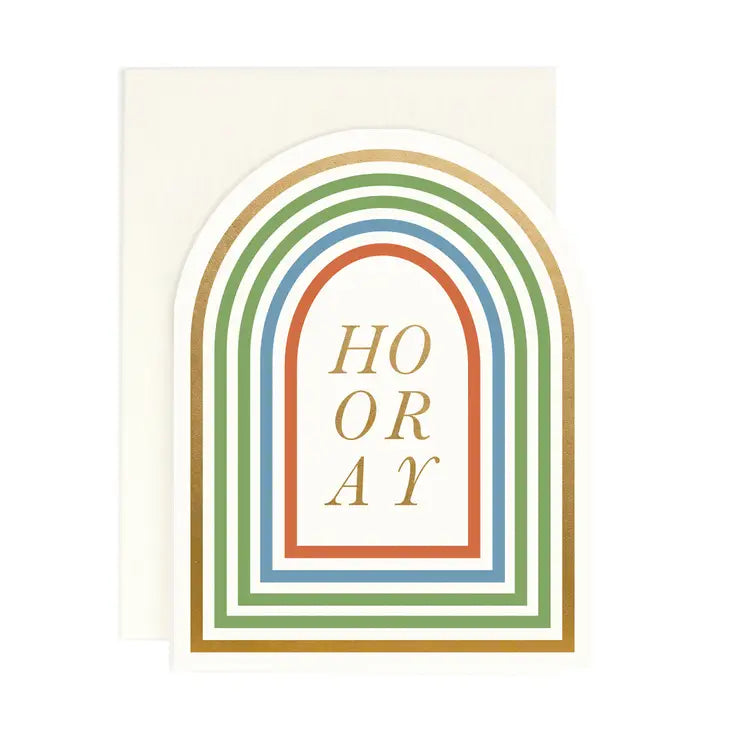 Arched Hooray Card