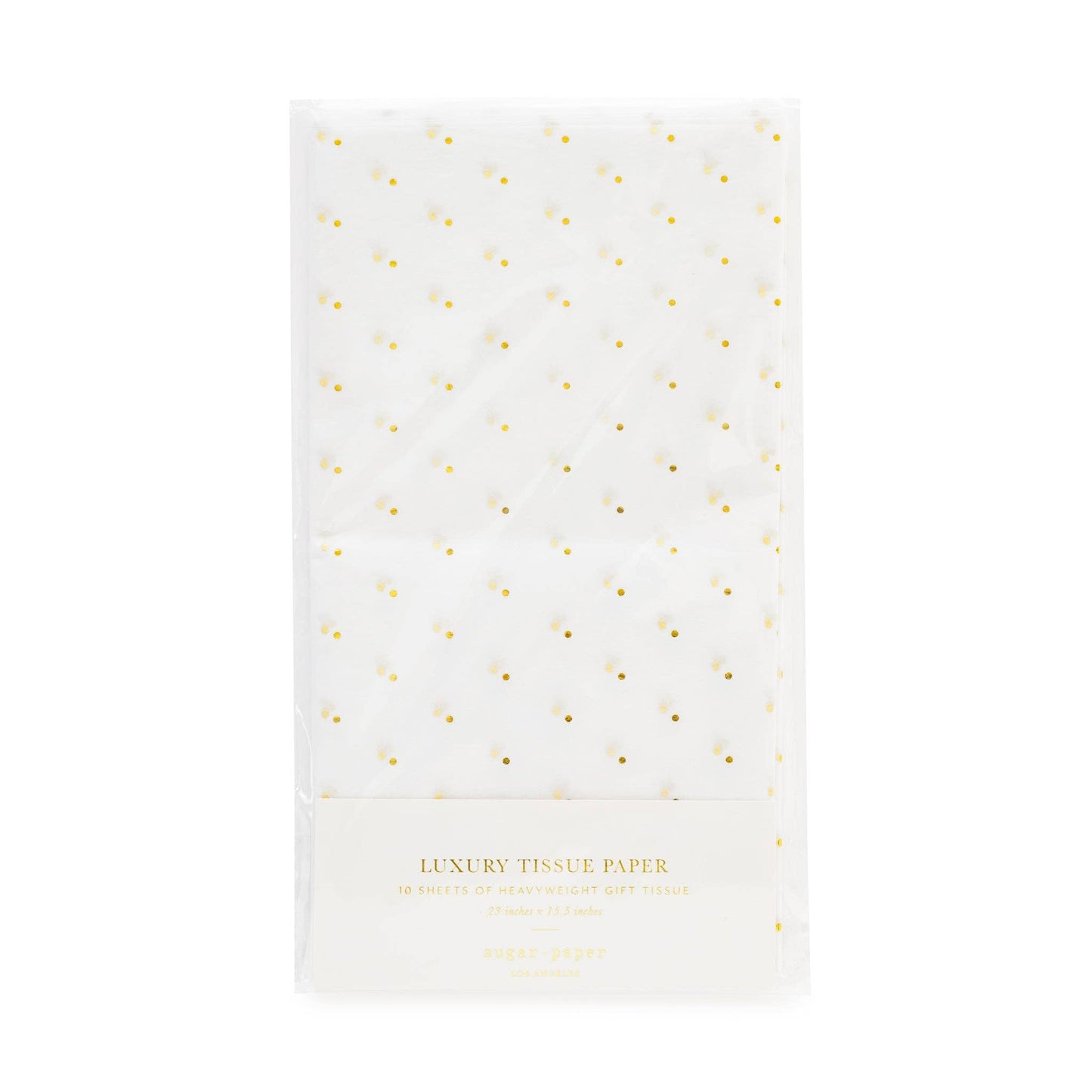 Tissue Paper, Gold Dot