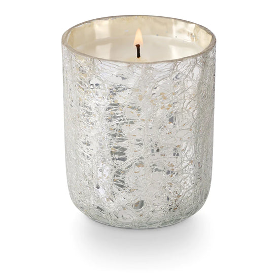 Load image into Gallery viewer, North Sky Small Boxed Crackle Glass Candle
