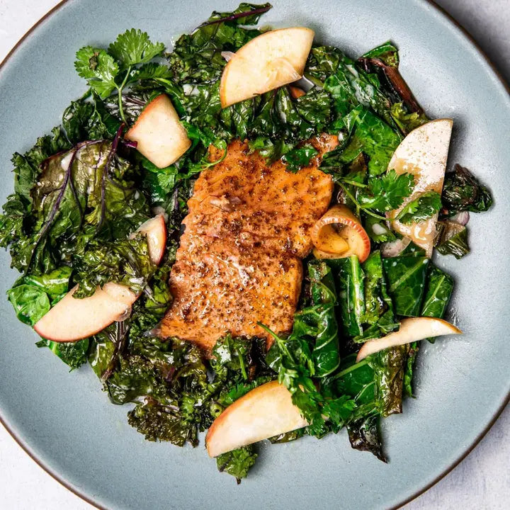 Load image into Gallery viewer, Warm Spiced Salmon &amp;amp; Coconut Greens
