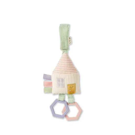 Bitzy Bespoke Ritzy Jingle Attachable Travel Toy - Cottage