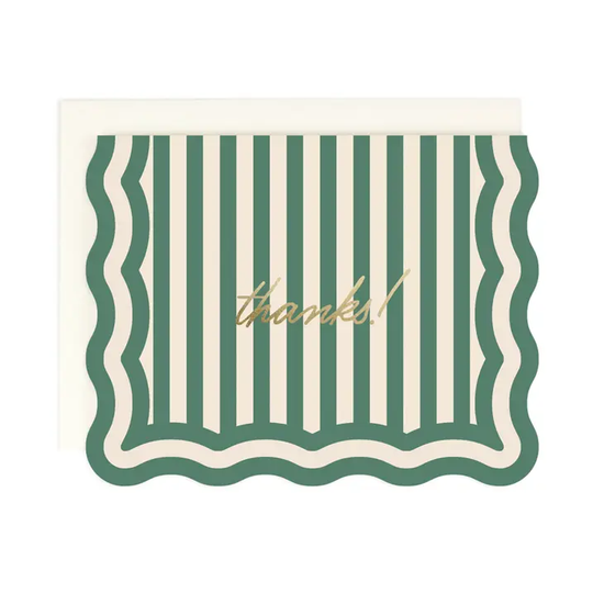 Load image into Gallery viewer, Thanks! Striped Card
