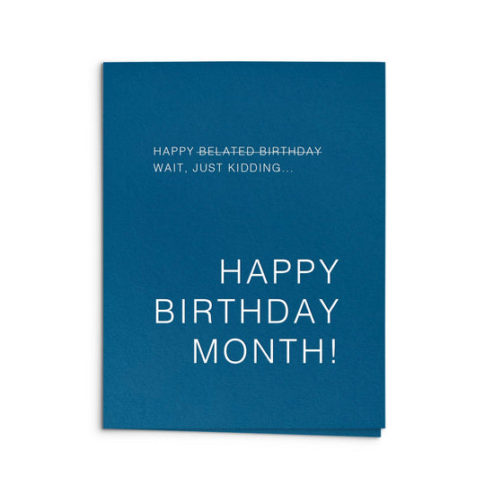 Happy Birthmonth Card