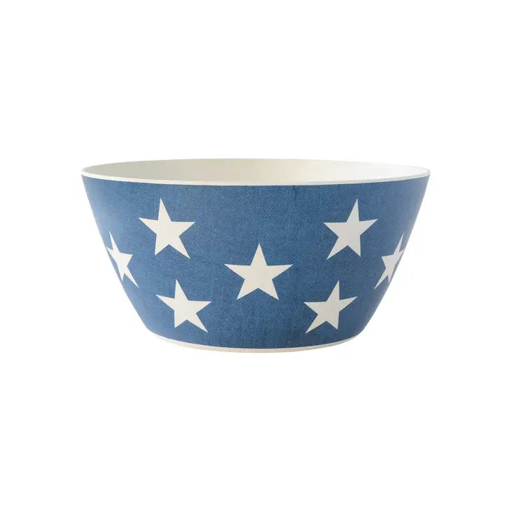 Load image into Gallery viewer, Blue Star Reusable Bamboo Bowl

