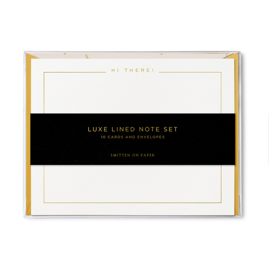 Hi There! Luxe Lined Note Set