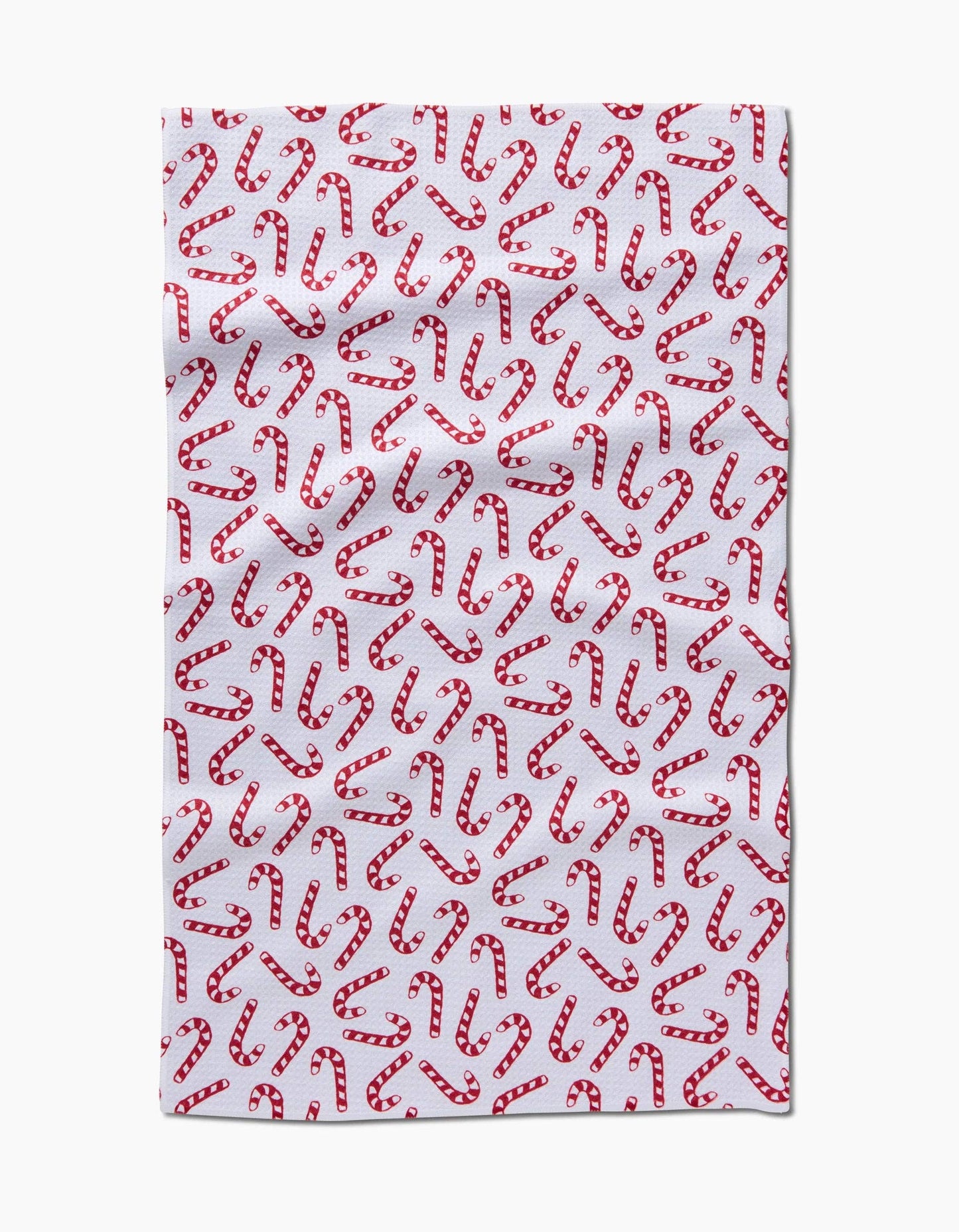 Christmas Candy Canes Tea Towel