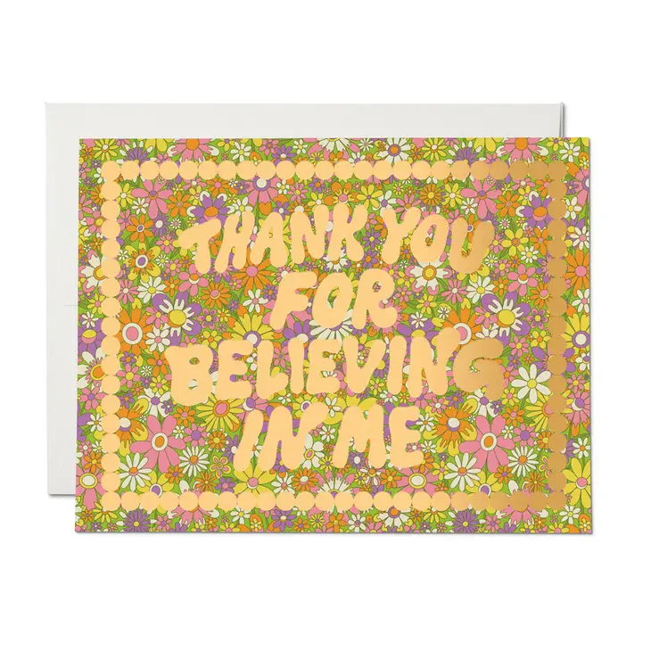 Believe in Me Thank You Card