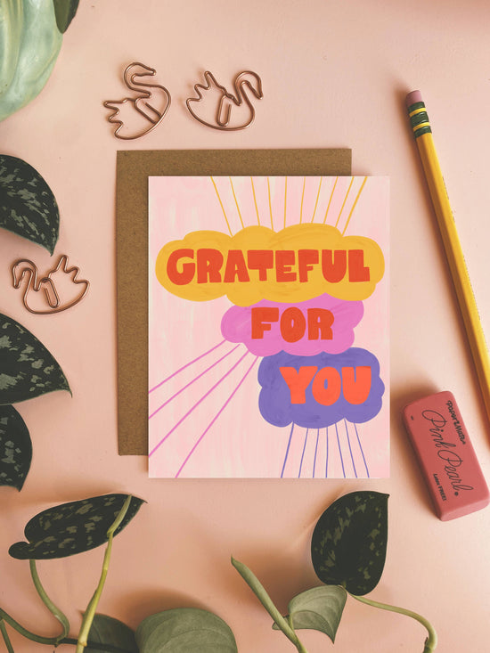 Grateful for You Card