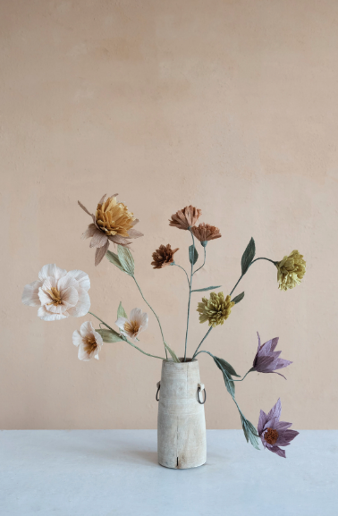 Paper Chrysanthemum Flower Spray