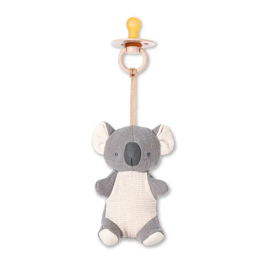 Load image into Gallery viewer, Bitzy Pal Natural Rubber Pacifier &amp;amp; Stuffed Animal - Koala
