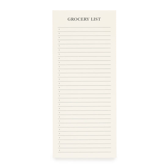 Grocery List Magnetic Notepad