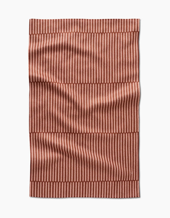 Textured Stripe Tea Towel