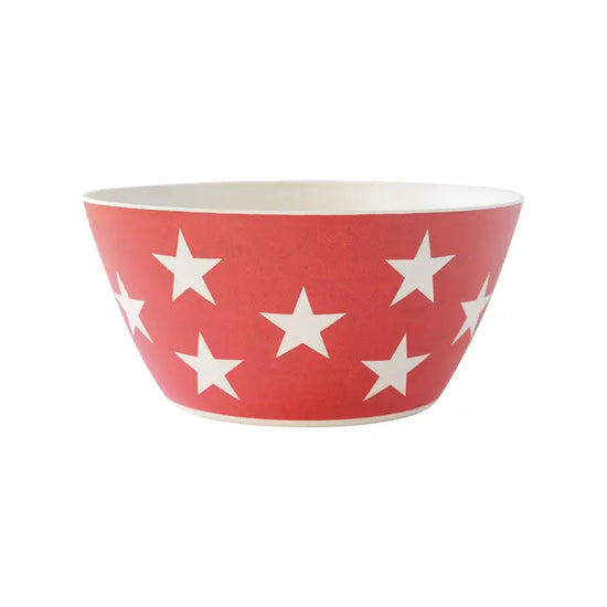 Load image into Gallery viewer, Red Star Reusable Bamboo Bowl
