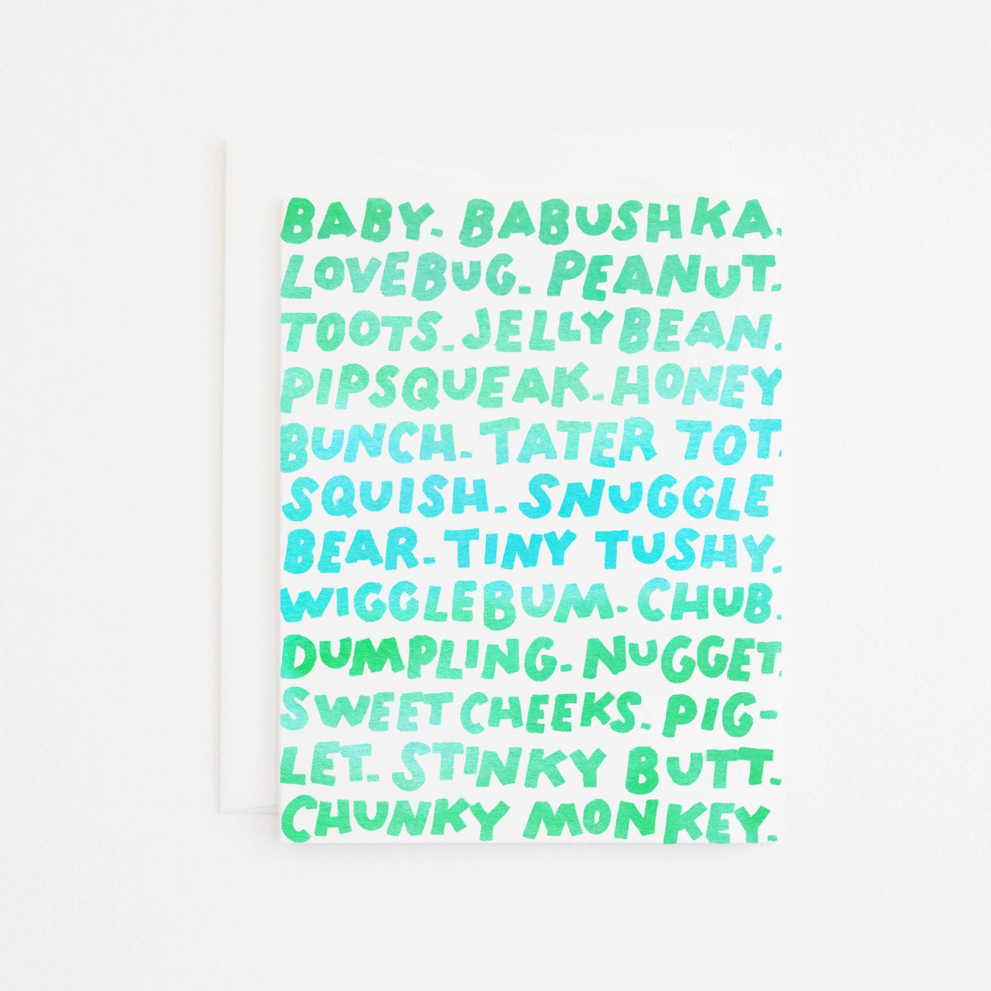 Baby Names Card