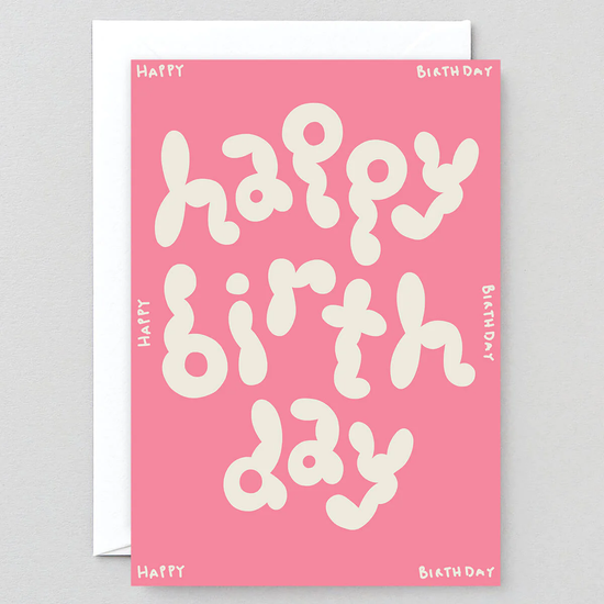 Happy Birthday Embossed Card