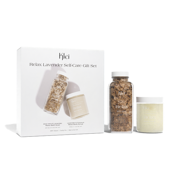 Relax Self-Care Gift Set | Bath Soak & Body Scrub Gift Set