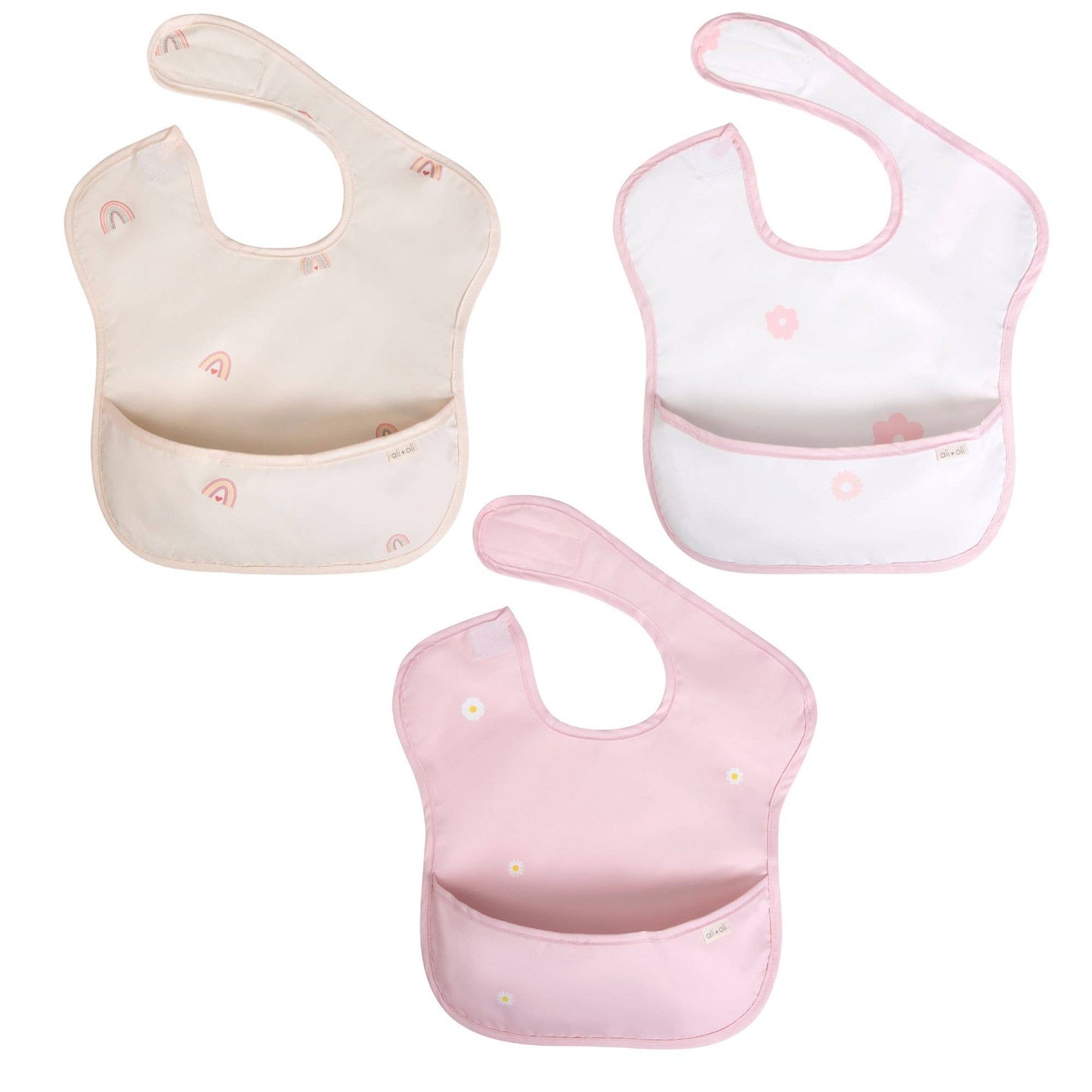 Pink Sleeveless Bib Set