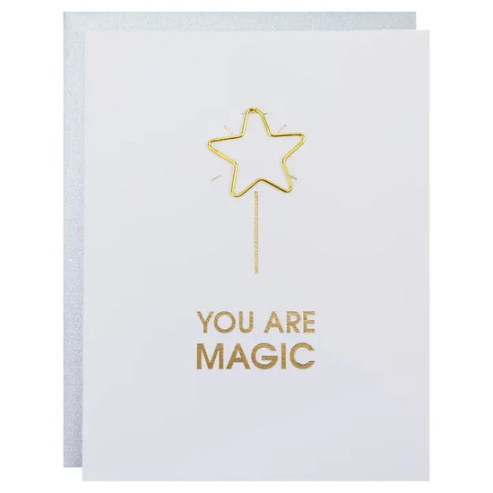You Are Magic Star Paper Clip Card