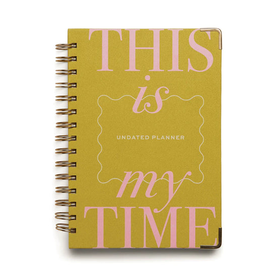Undated 13 Month Perpetual Planner - My Time