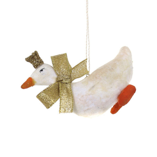 Princely Duck Ornament