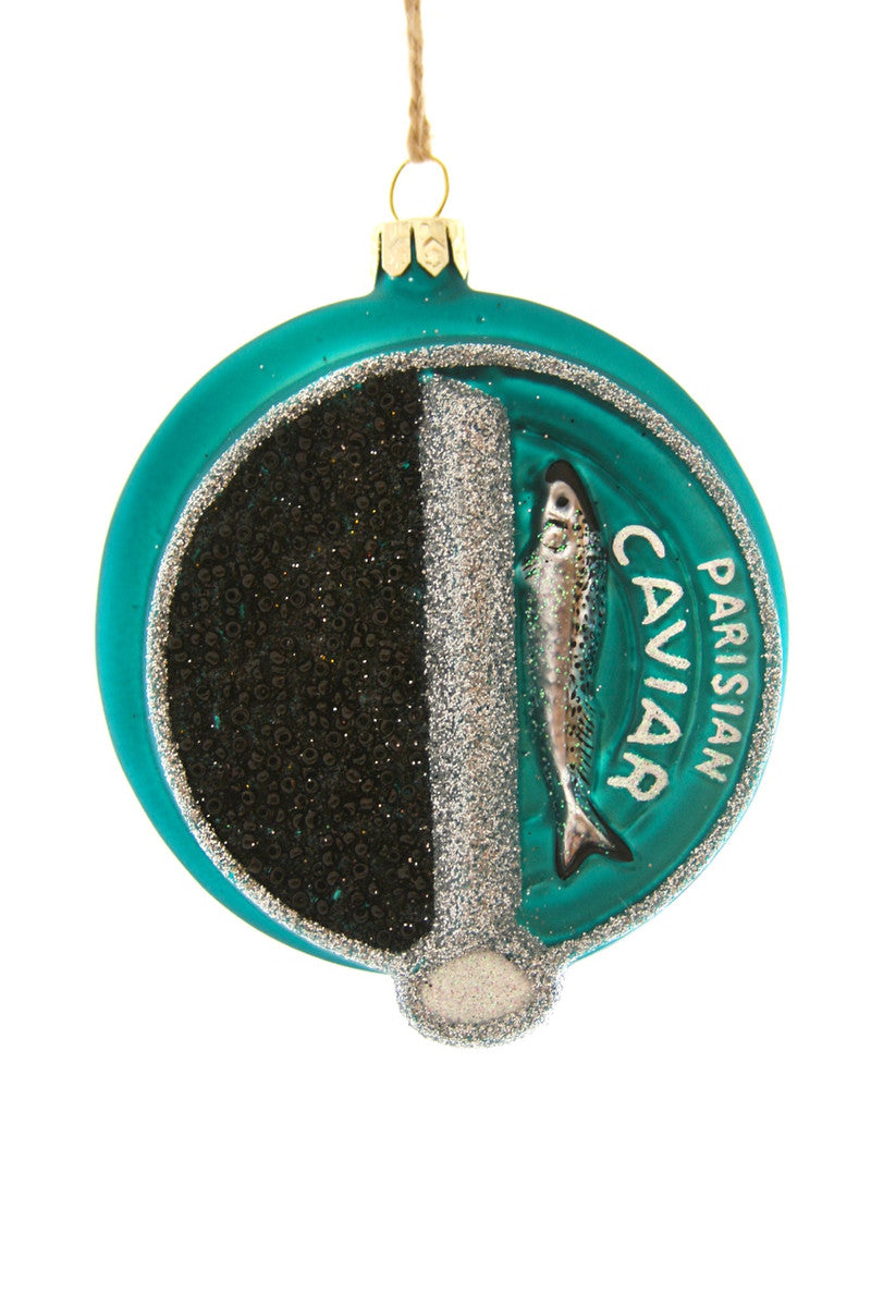Load image into Gallery viewer, Caviar Green Can Ornament
