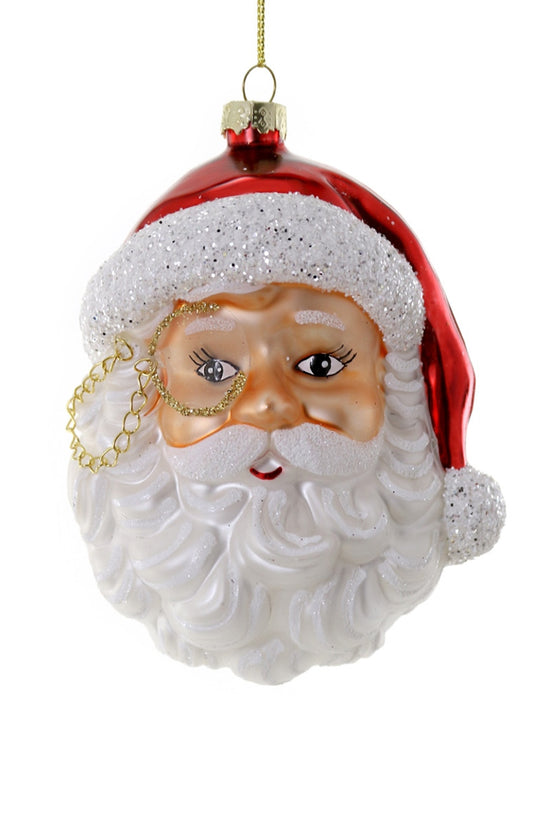 Santa with Monocle Ornament