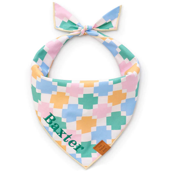 Patchwork Quilt Summer Dog Bandana