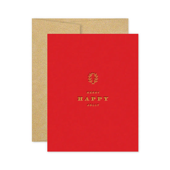 Merry Happy Jolly Card