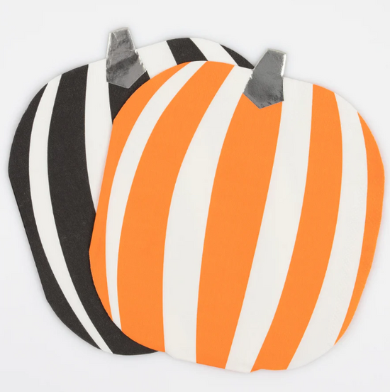 Mod Pattern Pumpkin Napkins