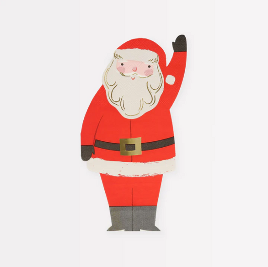 Load image into Gallery viewer, Jolly Christmas Santa Napkins
