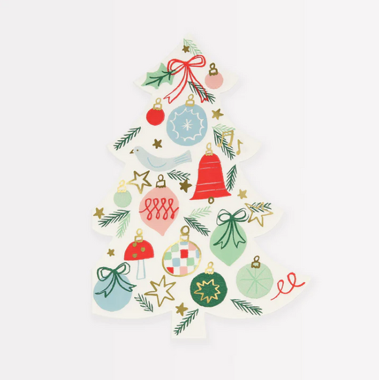 Load image into Gallery viewer, Festive Pattern Tree Napkins
