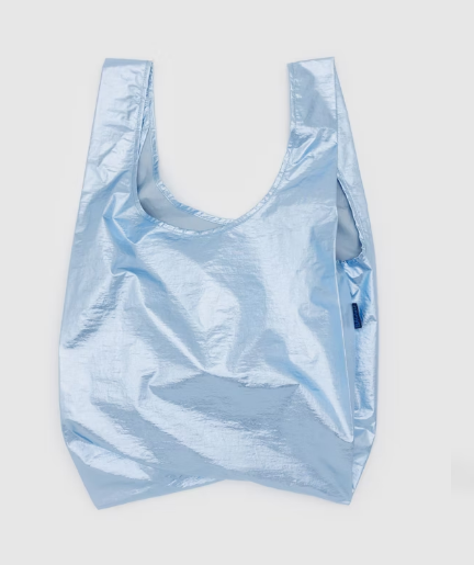 Standard Baggu - Metallic Light Blue