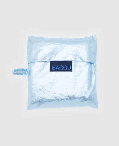 Standard Baggu - Metallic Light Blue