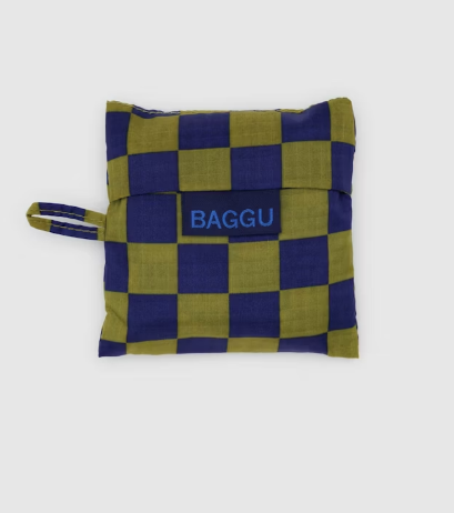 Baby Baggu - Pear Navy Check